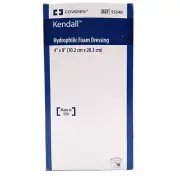 Covidien Kendall 55548 Hydrophilic Foam Wound Dressing 4” x 8” BOX/10 Sterile