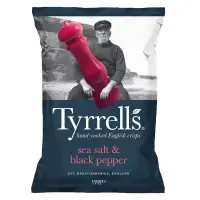 在飛比找博客來優惠-【Tyrrells泰勒思】英國洋芋片 黑胡椒海鹽