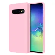 ZUSLAB Galaxy S10 Nano Silicone Case Shockproof Gel Rubber Bumper Protective Cover for Samsung (2019) - Pink