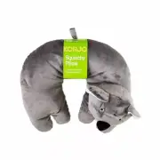 NEW Korjo Kids Squinchy Travel Neck Pillow - Koala - Ideal for travel on Planes