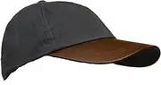 [Walker and Hawkes] Wax Brunswick Baseball Cap w/Leather Peak - One-Size