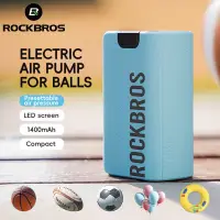 在飛比找蝦皮商城優惠-Rockbros Balls 迷你電動氣泵游泳圈無線便攜式長