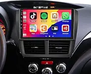 UNITOPSCI 2G+64G Android 13 Car Stereo for Subaru Forester Impreza WRX 2008-2012 Wireless CarPlay Android Auto Bluetooth 9" Inch HD Touchscreen Mirror Link FM/RDS WiFi GPS USB SWC+Backup Camera Mic