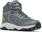 [Columbia] Men's Trailstorm Ascend Waterproof Mid Hiking Shoe, Graphite/Nori, 11.5