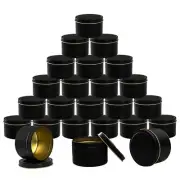 24 Pack 8oz Candle Tins Empty Candle Jars for DIY Making Candles with Lids