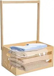 Baby Shower Crate Closet | Wooden Baby Shower Storage Closet,Ample Interior Space Organizer Tool For Bathroom Bedroom Nursery Home Use