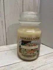 Yankee Candle White Label Black Band CHRISTMAS COOKIE 22 oz Large Jar NEW