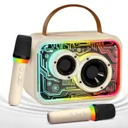 BOGO! PPMIC Karaoke Machine for Adults Kid, Stylish Portable Bluetooth Speake...