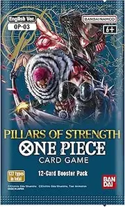 OP03 Booster for One Piece English Booster Pack Pillars of Strength (1 Pack - 12 Cards)