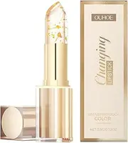 Imaginaryl Lipstick, Imaginary Lipstick，gold Crystal Transferproof Color Changing Lipsticks, Long Lasting 24 Hours Moisturizing Glossy Shine Lip Gloss (1-PC)