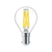 Philips P45 B15 LED 470lm Clear 3.5W Filament