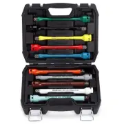 1/2" Drive Torque Limiting Extension Bar Set, 10-Piece Impact Torque Limiter ...