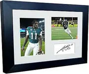 Kitbags & Lockers 12x8 A4 A J Brown Eagles Super Bowl LIX 59 Winners Autographed Signed Photo Photograph Picture Frame American Football Poster Gift Triple