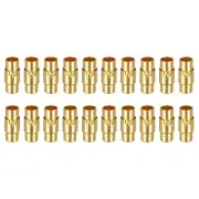 Leather Cord End Clasp, 20Pcs 5mm Hole Clasps Jewelry Making, Gold