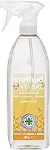 method Antibacterial Multi Purpose Cleaner Spray, Sunny Citrus Fragrance, 490 ml