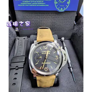 PANERAI 沛納海 PAM422 三日鍊 臺AD 47mm 22.04 Luminor 手上鍊 三明治