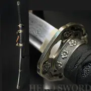 Handmade Japanese Tachi Knife Damascus Steel Samurai Katana Sword Very Sharp