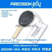 2002-2004 MINI Cooper R50 R53 R52 Remote Key / Cut and Programmed