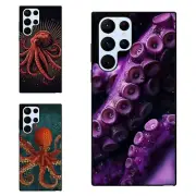 graphic design octopus art For Samsung S7 S8 S9 S10 S20 Plus Lite Anti drop Case