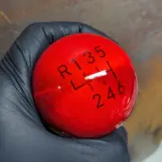 SSCO CS 510 GRAMS CANDY RED SP2 SPHERE 5 6 SPEED SHIFT KNOB WEIGHTED GR (for: Honda)
