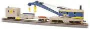 Bachmann 16103 HO Delaware and Hudson 250-Ton Steam Crane and Boom Tender