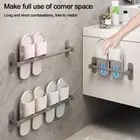 Multifunctional Towel Rack Wall Mount Bathroom Toilet Bar Storage Shelf