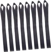 HOMSFOU 2sets Heavy Duty Loop Tie Down Straps Ratchet Tie-Down Straps Car Luggage Hauling Belt 8pcs*2