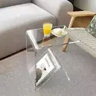 Furniture Transparent Small Tea Tables Acrylic Coffee Table Bedroom