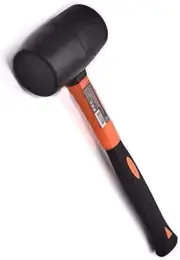 Rubber Mallet Hammer 16 Oz - Eco-Friendly Rubber Head for Various Tasks
