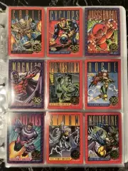 X-Men Skybox Series 2 (1993) Complete Base Set + Gold Foil + Holo card