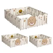 Bopeep Kids Playpen Baby Safety Gate Toddler Play Game Toy Foldable Panels