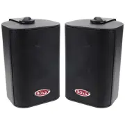 Boss Audio Marine 3-Way Box Speakers with 4" Woofer (Black)