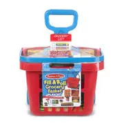 Melissa and Doug - Fill & Roll Grocery Basket Play Set | MND4073