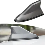 Shark Fin Antenna Car Shark Fin Antenna for Suzuki Swift Vitara Sx4 Alto Liana Splash,AM/FM/DAB Roof Car Radio Aerial, Car Antenna Replacement, Car Accessories,E/Red(Color:D/Grey)