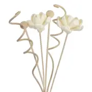 6pcs Flower Lotus Rattan Reed Diffuser Fragrance Sticks Replacement Home Decor