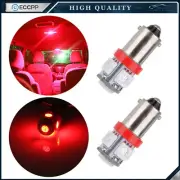 2） Ultra Red 5-5050-SMD LED Map Light Bulbs BA9S H6W T4W Q65B For Land Rover (for: Land Rover)