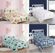 Hight Thread Count Super Soft Microfiber Kid Breathable Bed Sheet+Pillowcase Set