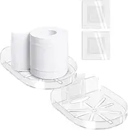 Security Camera Wall Mount | Floating Monitor Shelf Adhesive - Monitor Wall Mount Bracket for Kid's Room, Kitchen, Bedroom