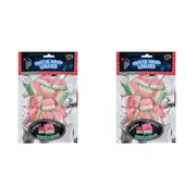 2x Heebie Jeebies 30g Sour Watermelon Freeze Dried Lollies Sweets Confectionery