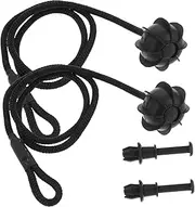 DINHEAROM 2 Sets Bungee Cord with Clips for Car Trunk Storage Trunk Partition Lanyard Elastic Straps Hook Space Saving Design for Secure Item Organization