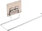 Stainless Steel Towel Rack Kitchen Toilet Roll Paper Holder Self-Adhesive Hanging Storage Rack Bathroom Storage Rack Towel bar