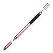 Universal 3 in 1 High Sensitive Capacitive Double-headed Touch Screen Stylus Drawing Pen for Samsung Mobile Phone Tablet PINK COLOR