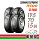 【BRIDGESTONE 普利司通】輪胎普利司通R600-1957015吋_四入組(車麗屋)