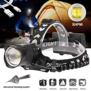 Super Bright 990000LM LED Headlamp Rechargeable Headlight Head Torch Flashlight/