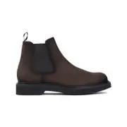 [Church'S] Church'S-Ebony Brown Calf Leather Leicester Ankle Boots-Uomo 9.5 UK
