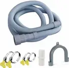 10Ft Washing Machine Drain Hose Extension Kit, Fits 1-1/2 Inch Drain Outlets