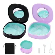 2 Pack Retainer Case with Vent Holes stocking stuffers for gift women menComp...