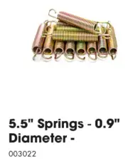 14-Pack Skywalker Replacement Trampoline Springs 5.5''. 003022