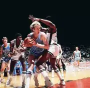 NCAA Final Four Indiana State Larry Bird in action vs Michigan Sta- Old Photo