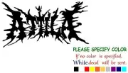 Attila music rock Decal Sticker JDM Funny Vinyl Car Truck Window Bumper 12"